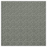 Black Green Leopard Print Fabric