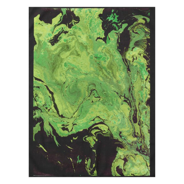 Black green marble tablecloth (Front)