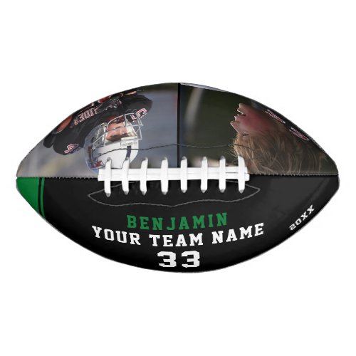 Black Green Player Name Number Team 2 Photo Football
