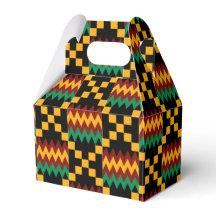 Black, Green, Red, and Yellow Kente Cloth