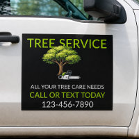 Black Green Tree Service Arborist Professional