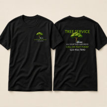 Black Green Tree Service Arborist Professional