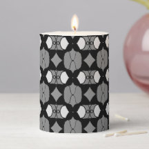 Black grey and white geometric modern