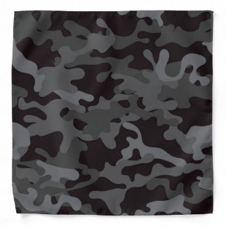 Black & Grey CAMO Bandana