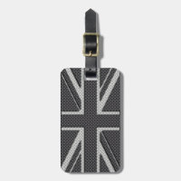 Union jack top luggage tag