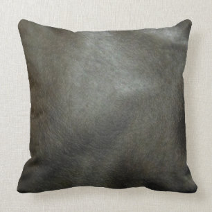 Black Grey Decor Colors Pillows Faux Leather Look