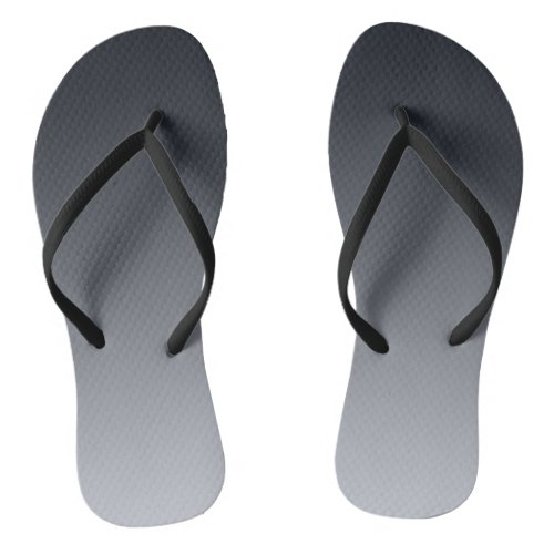 Black grey gradient  Ombre  Flip Flops
