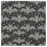 black grey gray halloween vampire bat fangs creepy fabric