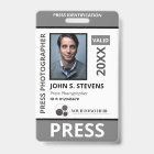Black Grey Photo & Logo Press ID 