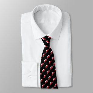 Black Grey Red Car Salesman Auto Vehicle  Neck Tie