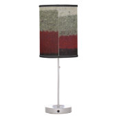 Black Grey, Red Lamp Shade (Back)