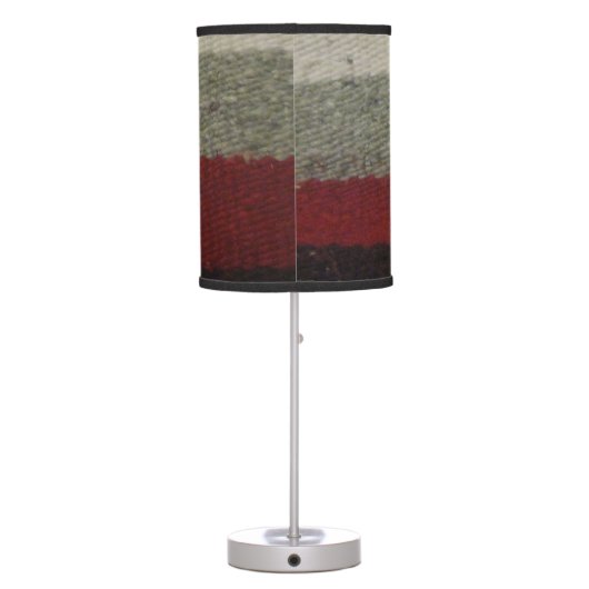 Black Grey, Red Lamp Shade (Back)
