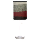 Black Grey, Red Lamp Shade (Left)