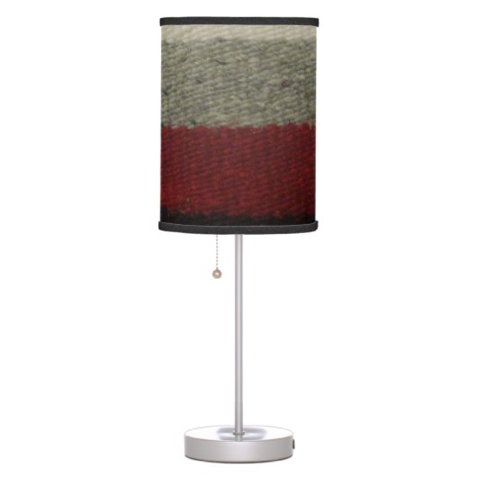 Black Grey, Red Lamp Shade (Right)