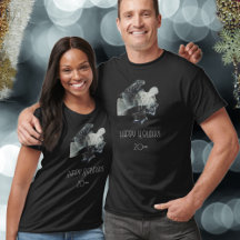 Black Grey Retro Christmas Ornaments