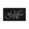 Black Grey Script Monogram Wedding Business
