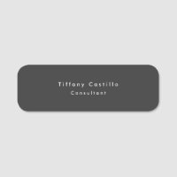 Black Grey Simple Plain Elegant Modern