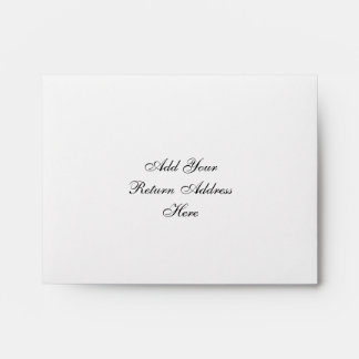 Black Grey Stripes Invitation RSVP Envelope