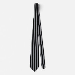 Black& Grey vertical stripes classic elegance Neck Tie