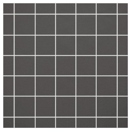 Black Grid Fabric