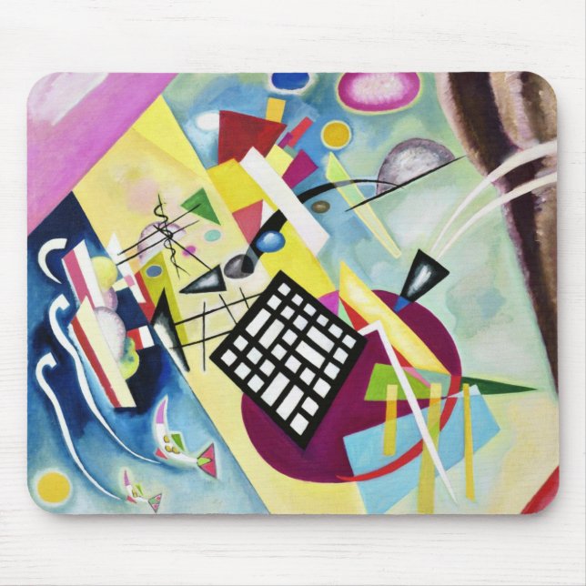 Black Grid Mouse Pad (Front)