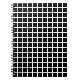 Black Grid Notebook