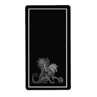 Black Griffon Apothecary Label