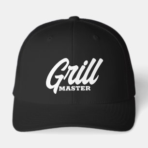 Black Grill Master hat for BBQ chef