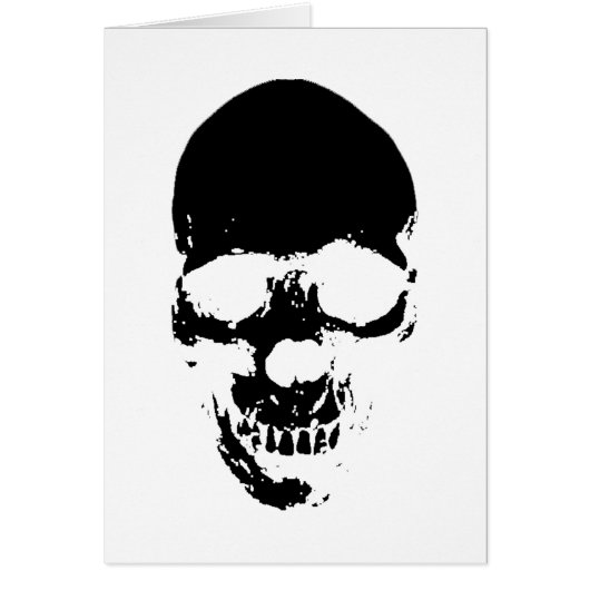 Black Grim Reaper Skull Cards (Front)