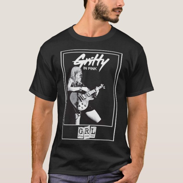 Black Gritty Tee (Front)