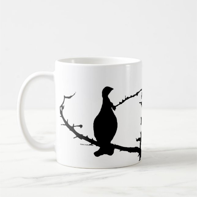 Black Grouse Coffee Mug (Left)