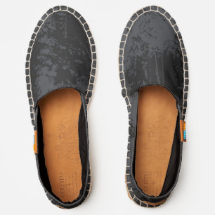 Black Grunge Espadrilles