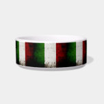 Black Grunge Italy Flag Bowl<br><div class="desc">Black Grunge Italy Flag. Feel free to modify the design according to your own preferences. You may change the design location, orientation, background colors and size. Also, you may add your own text, or slogan set its font, location and size, all in order to create the ultimate personal gift for...</div>