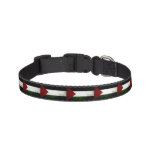 Black Grunge Palestine Flag Pet Collar at Zazzle