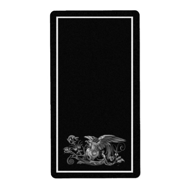 Black Gryphon Apothecary Label (Front)