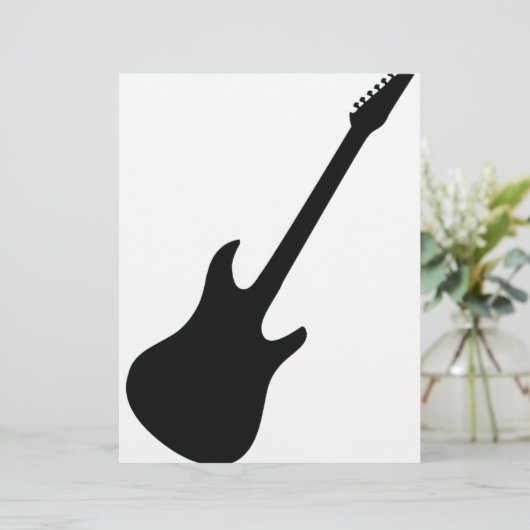 black guitar icon (Standing Front)