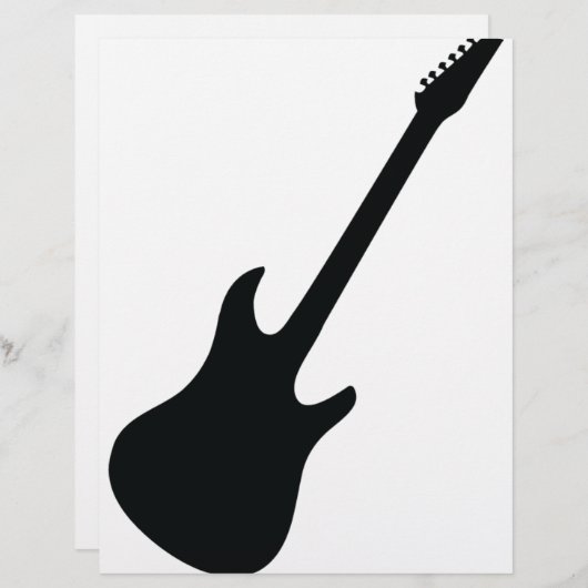 black guitar icon (Front/Back)