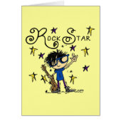 Black Hair Boy Rock Star (Front)