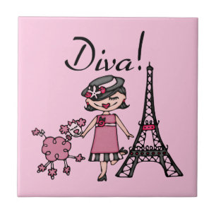 Black Hair Diva Tile
