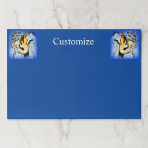 Black hair mermaid Thunder_Cove Paper Pad