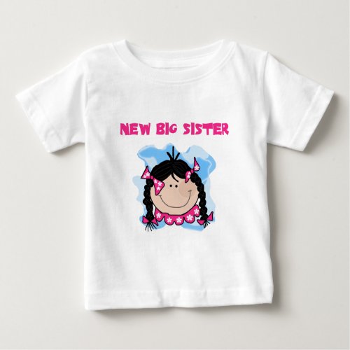 Black Hair New Big Sister  Tshirts and Gifts