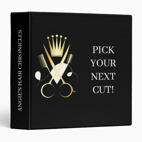 Black Hairstylist Haircuts Binder