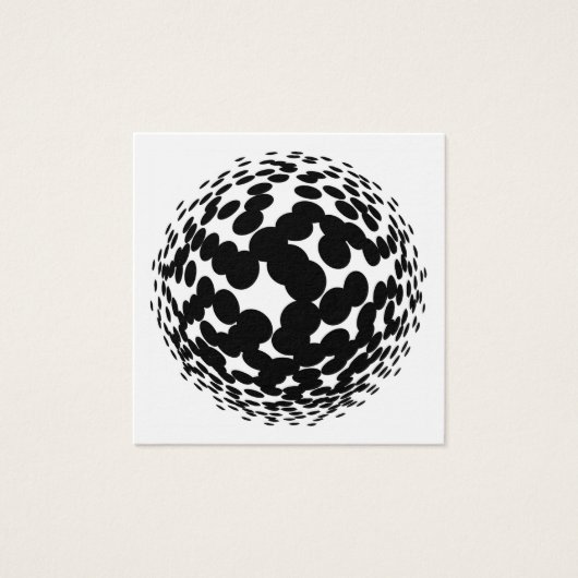 Black halftone circles on white background (Front)