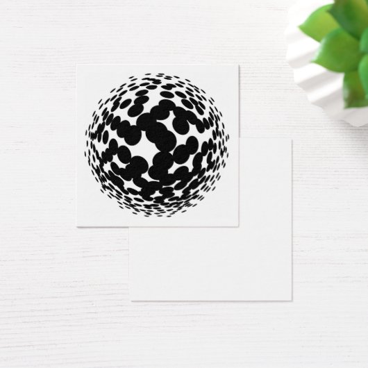 Black halftone circles on white background (Desk)