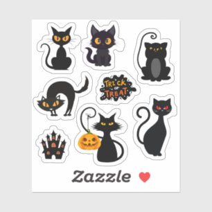 Black Halloween Edition Stickers