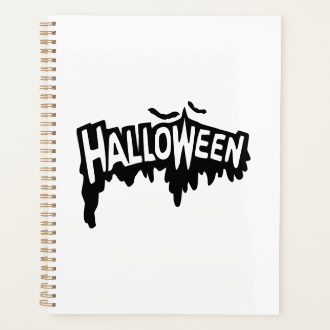 Black Halloween Planner (Front)
