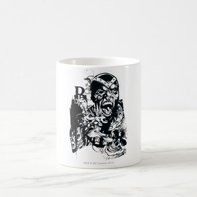 Black Hand and Skull Collage Coffee Mug (Center)