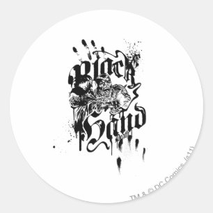 Black Hand - Collage Classic Round Sticker
