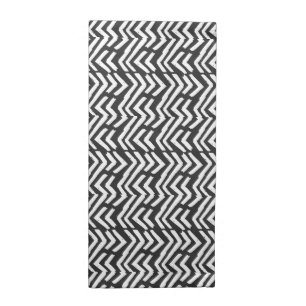 Black Hand Drawn Chevron Pattern Cloth Napkin