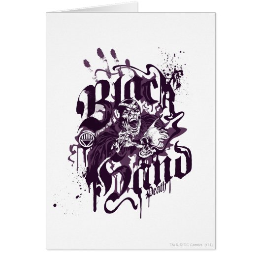 Black Hand - Purple Collage Cards (Front)